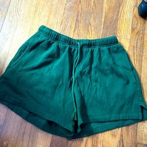 Levi’s green sweatshorts